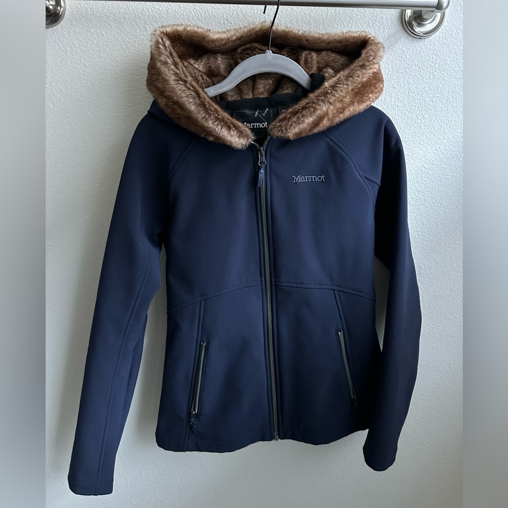 Marmot Soft Shell Furlong Jacket Fur Hood